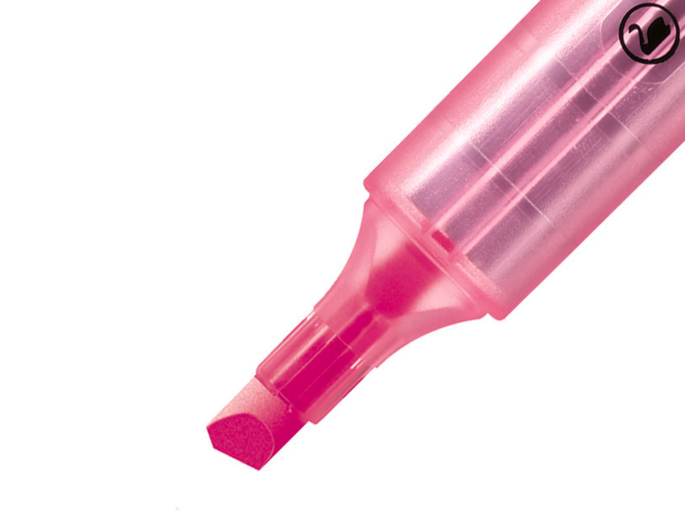 SURLIGNEUR STABILO SWING COOL MODÈLE DE POCHE AVEC AGRAFE TRACÉ 1/3MM ENCRE LIQUIDE PIGMENTÉE VISIBLE COLORIS ROSE