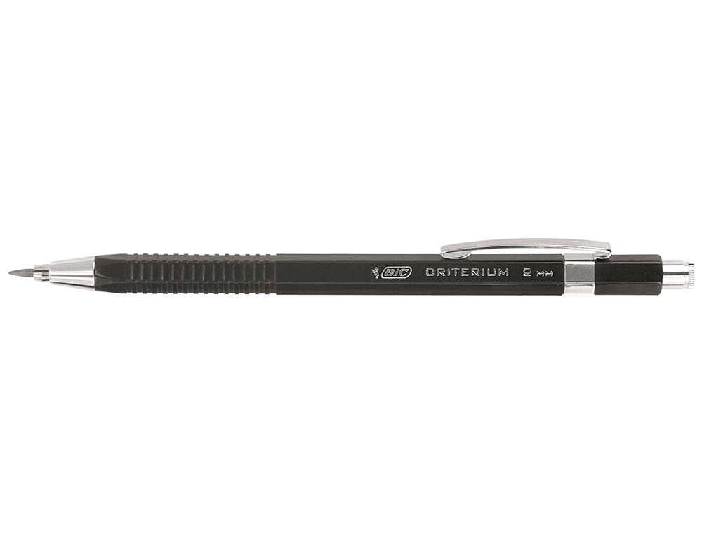 PORTE-MINE BIC CRITÉRIUM MINE 2MM GOMME TAILLE-MINE INCORPORÉ CORPS NOIR