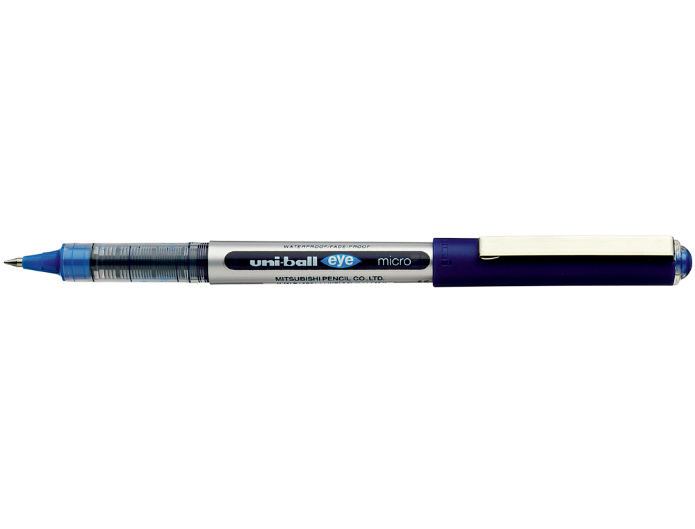 ROLLER UNIBALL UB-150 EYE CRITURE FINE 0.3MM DOUBLE NIVEAU ENCRE LIQUIDE VISIBLE RGULATEUR DBIT COLORIS BLEU