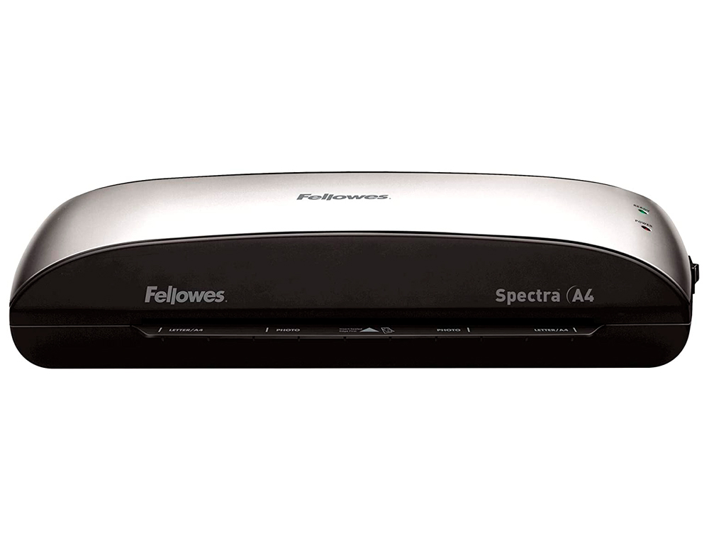 PLASTIFIEUSE FELLOWES SPECTRA  CHAUD 75/125MC A4 LEVIER DBRAYAGE DOCUMENT MAL INSR USAGE FRQUENT+10 POCHETTES
