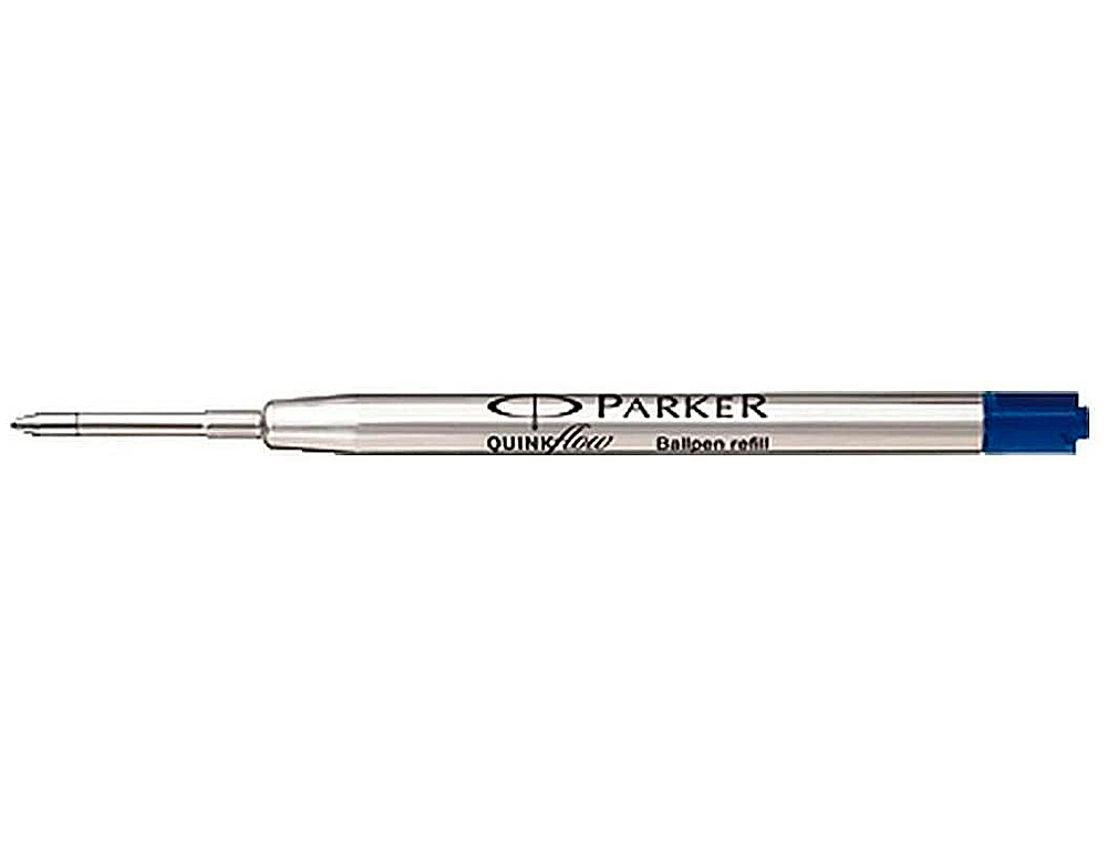RECHARGE PARKER STYLO-BILLE MÉTAL LARGEUR MOYENNE COLORIS BLEU
