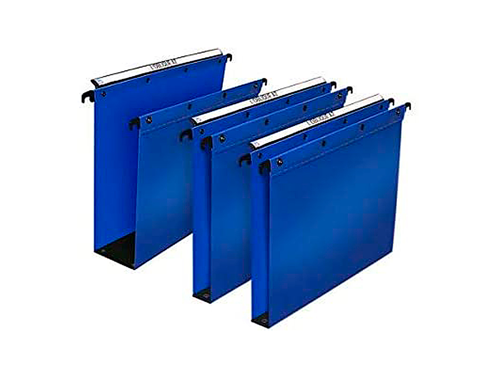 DOSSIER SUSPENDU L'OBLIQUE POLYPRO ULTIMATE 5/10E TIROIR ENTRAXE 330MM H250MM FOND 15 COLORIS VERT ANIS PACK 10 UNITÉS