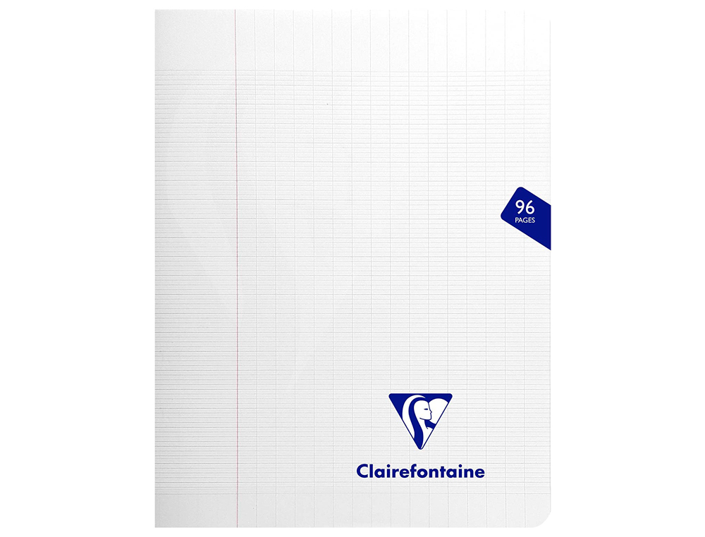 CAHIER PIQU CLAIREFONTAINE MIMESYS COUVERTURE POLYPROPYLNE A5+ 17X22CM 96 PAGES 90G RGLURE SYS INCOLORE