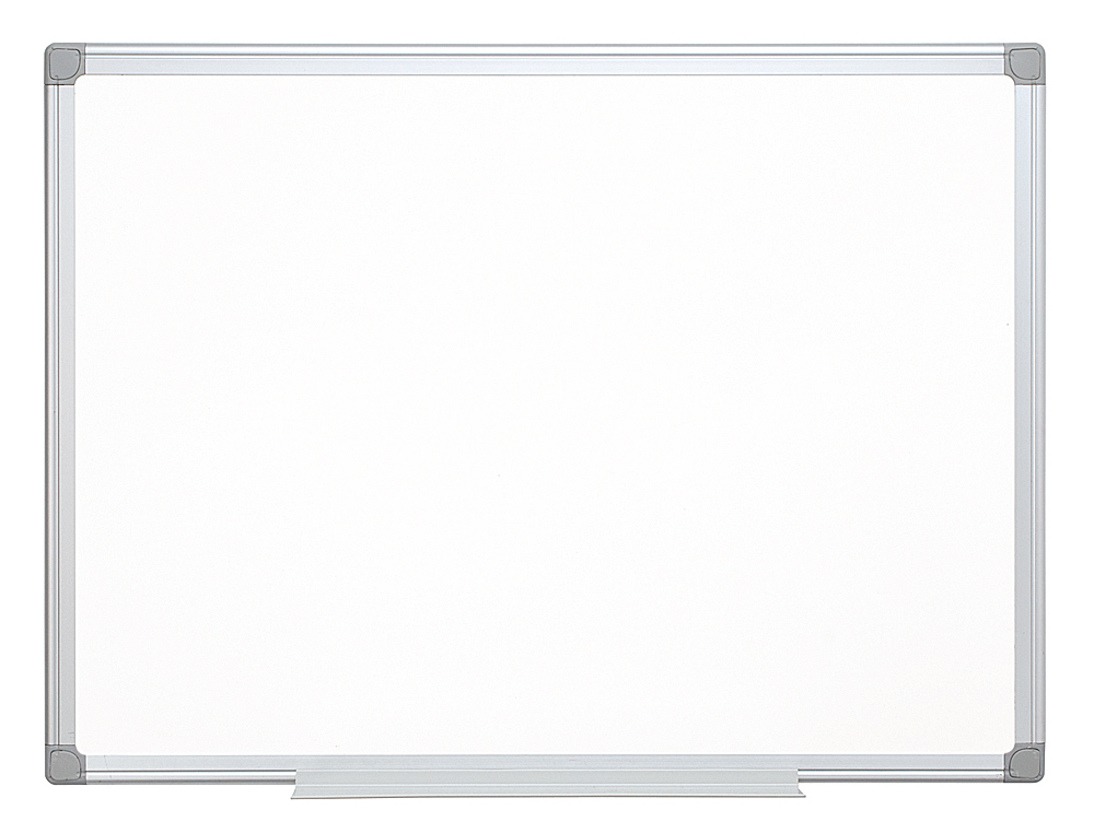 TABLEAU BLANC Q-CONNECT ÉMAILLÉ SURFACE MAGNÉTIQUE ACIER VITRIFIÉ ENCADREMENT ALUMINIUM MARQUEUR EFFAÇABLE 45X60CM