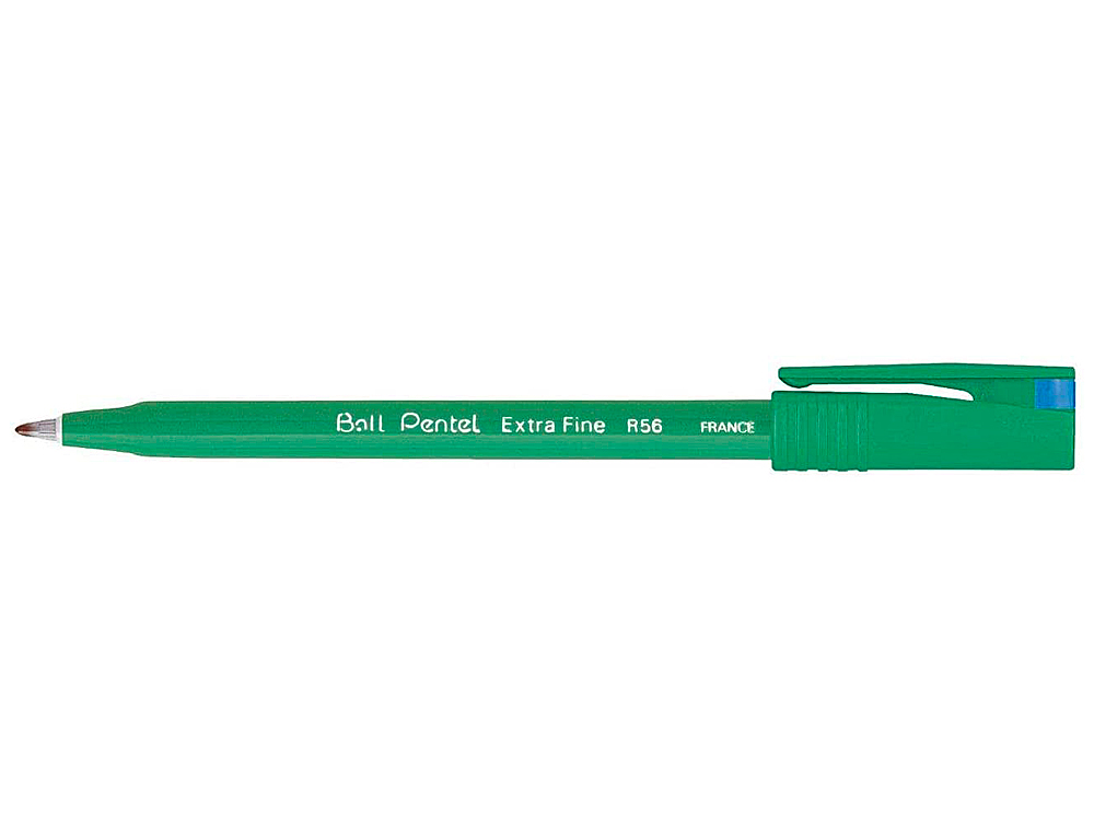 FEUTRE ROLLER BALL PENTEL R56 BILLE POINTE PLASTIQUE ÉCRITURE FINE 0.3MM COLORIS BLEU