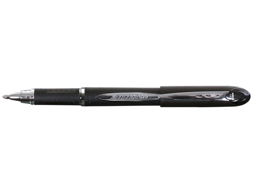 STYLO-BILLE UNIBALL JETSTREAM ÉCRITURE MOYENNE 0.5MM ENCRE GEL GRIP ANTIGLISSE ENCRE ULTRA FLUIDE RECHARGEABLE NOIR
