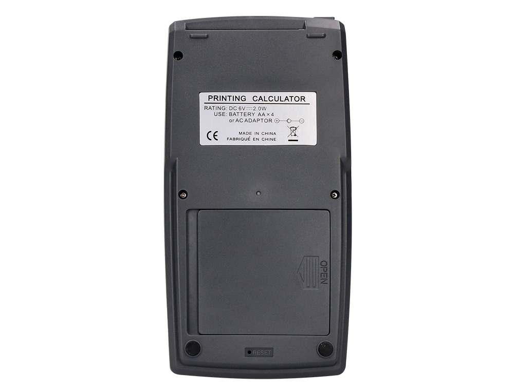 CALCULATRICE Q-CONNECT IMPRESSION ECRAN 12 CHIFFRES ADDITION SOUSTRACTION MEMOIRE 192X98X44MM COLORIS NOIR
