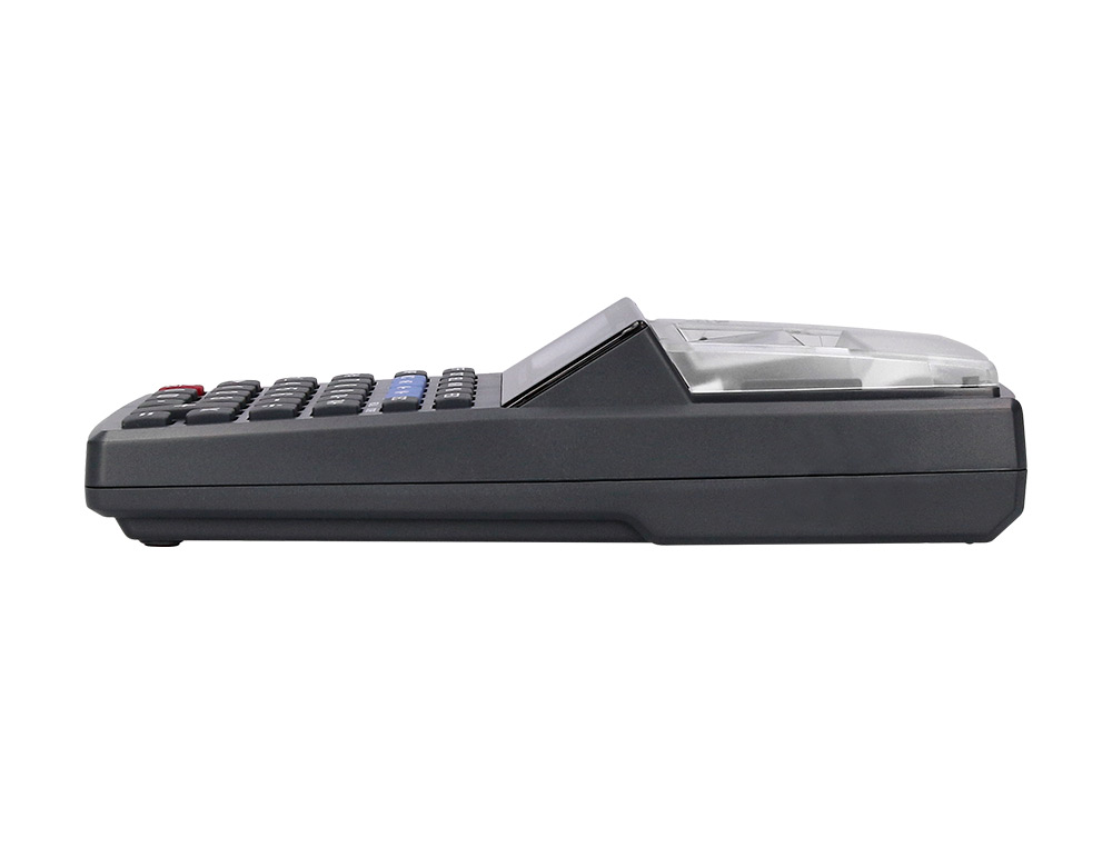 CALCULATRICE Q-CONNECT IMPRESSION ECRAN 12 CHIFFRES ADDITION SOUSTRACTION MEMOIRE 192X98X44MM COLORIS NOIR