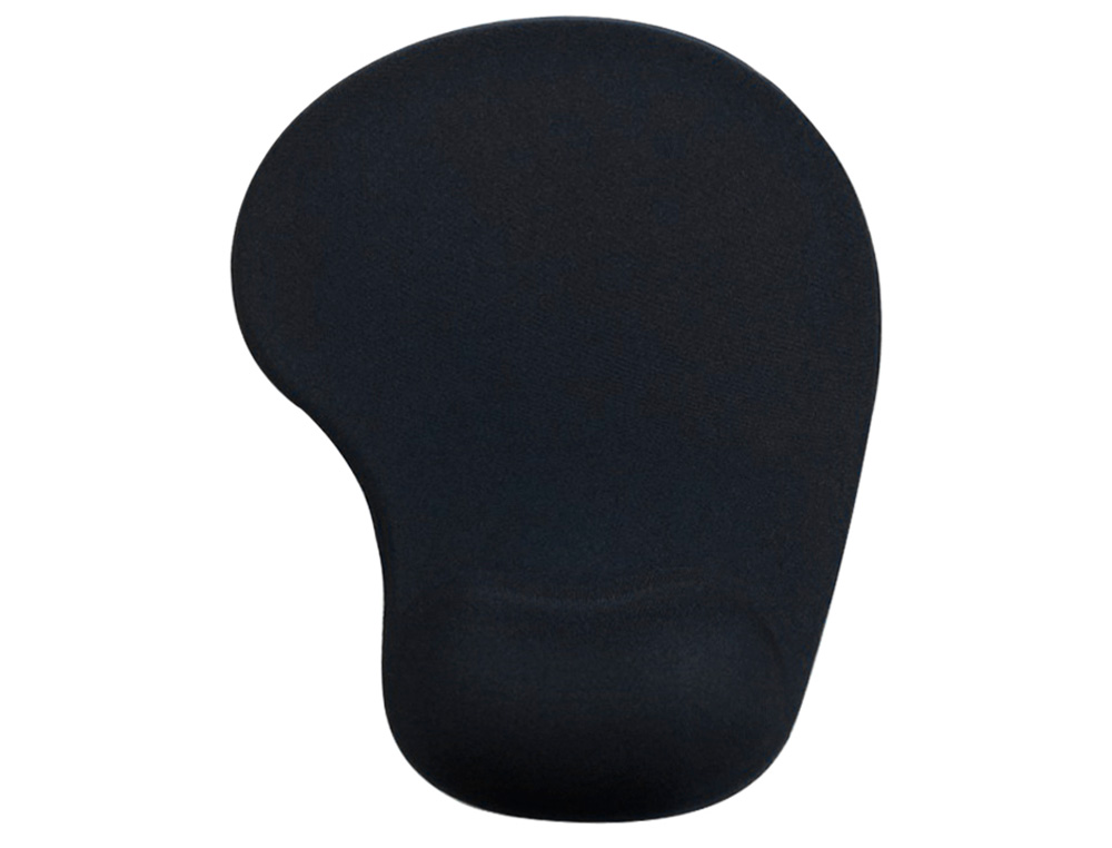TAPIS SOURIS Q-CONNECT REPOSE-POIGNET MOUSSE AUGMENTE CONFORT FACILEMENT NETTOYABLE COLORIS NOIR