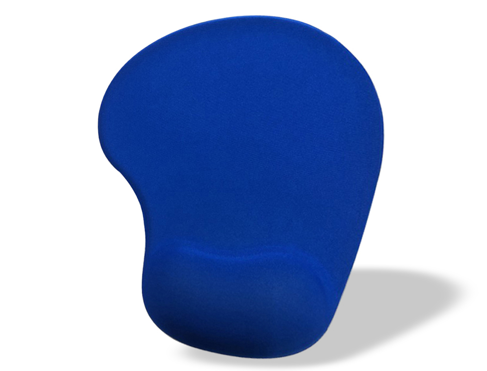 TAPIS SOURIS Q-CONNECT REPOSE-POIGNET MOUSSE AUGMENTE CONFORT FACILEMENT NETTOYABLE COLORIS BLEU