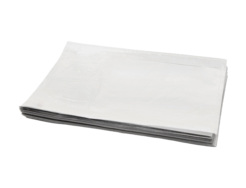 POCHETTE PORTE-DOCUMENTS Q-CONNECT AUTO-ADHESIVE TRANSPARENTE 310X230MM PAQUET 100 UNITES