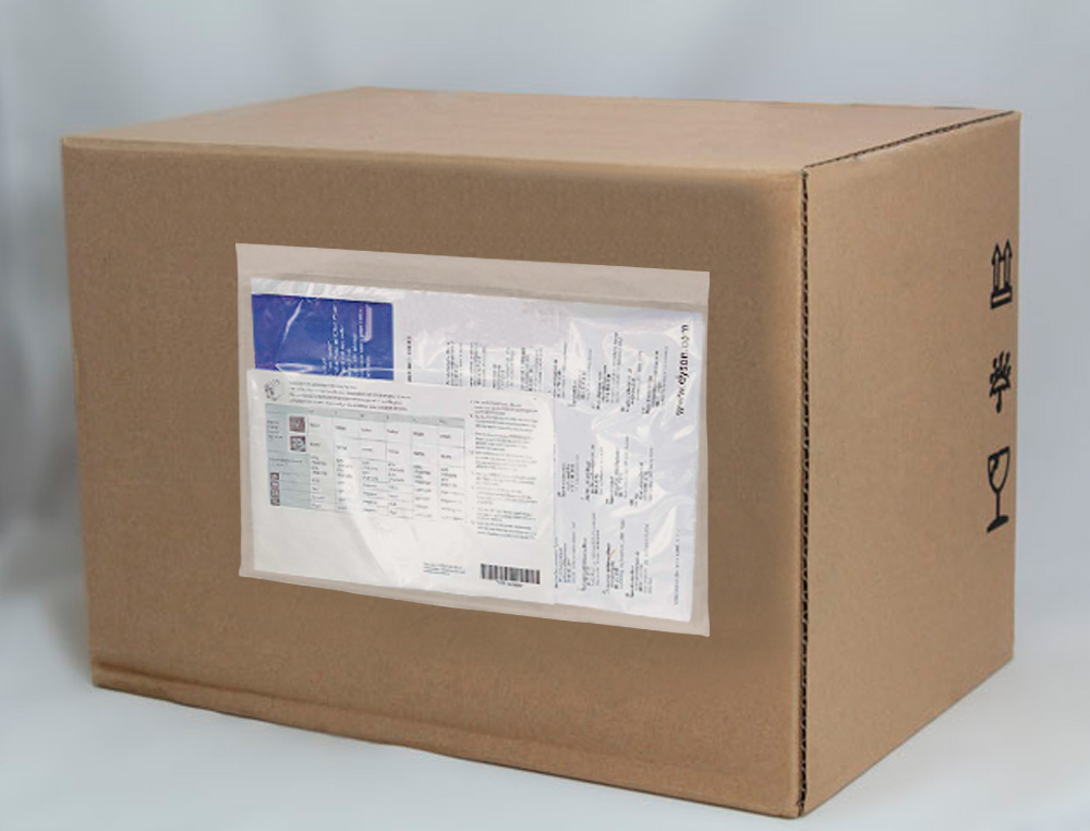 POCHETTE PORTE-DOCUMENTS Q-CONNECT AUTO-ADHESIVE TRANSPARENTE 310X230MM PAQUET 100 UNITES