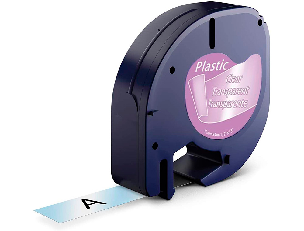 RUBAN TITREUSE Q-CONNECT 12MM X 4 MT TRANSPARENT LETRATAG   012267