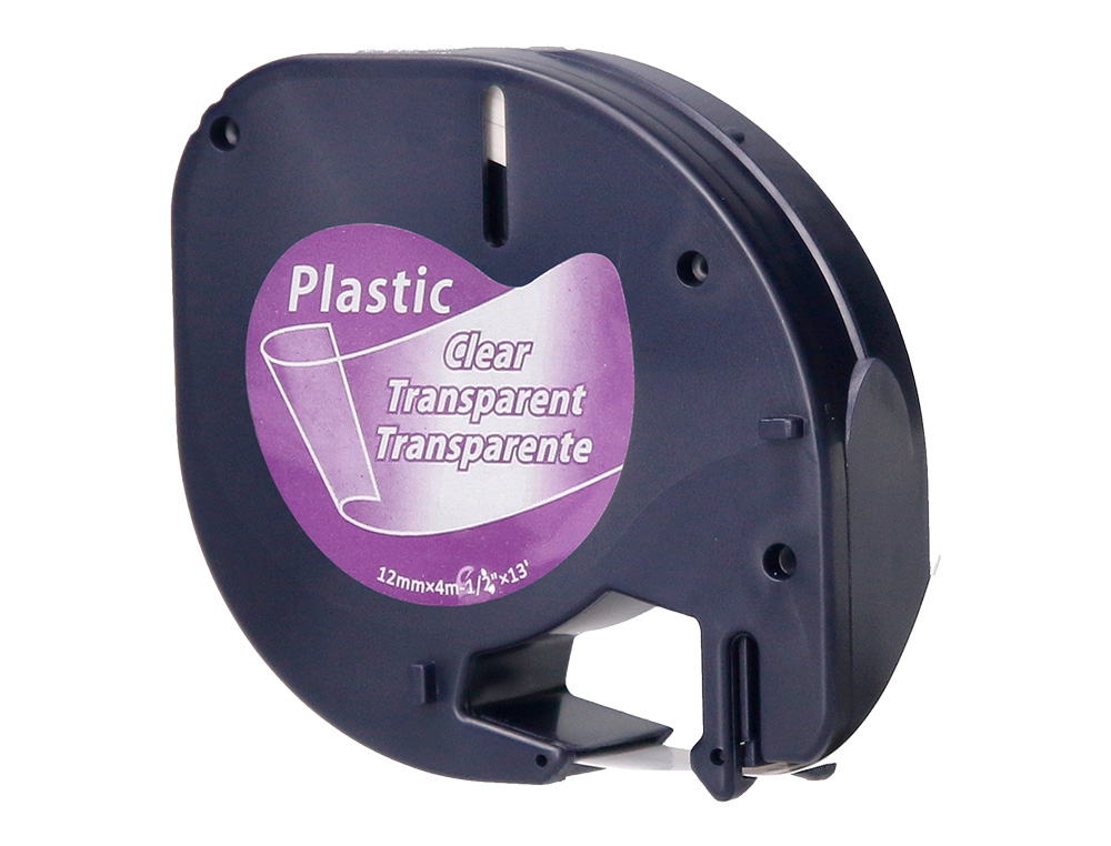 RUBAN TITREUSE Q-CONNECT 12MM X 4 MT TRANSPARENT LETRATAG   012267