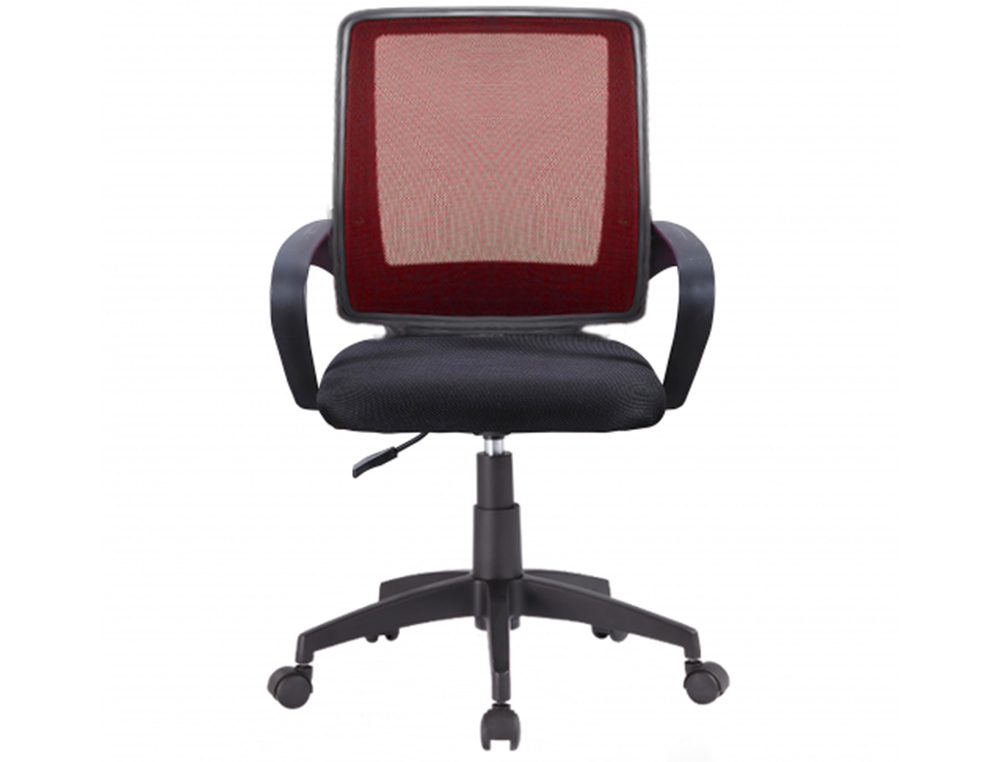 CHAISE BUREAU Q-CONNECT ROTATIVE BASE NYLON MAILLE    MAXIMUM SUPPORTE 120KG        900+100X560X570MM ROUGE
