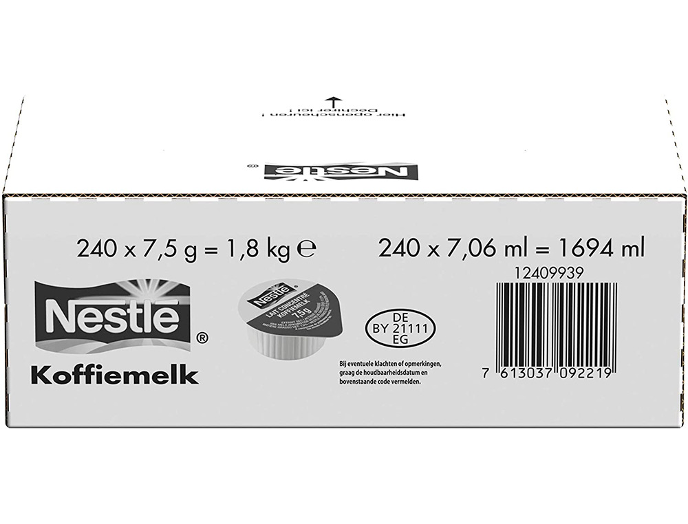 LAIT CONCENTRE REGILAIT 240 COUPELLES DE 7,5G