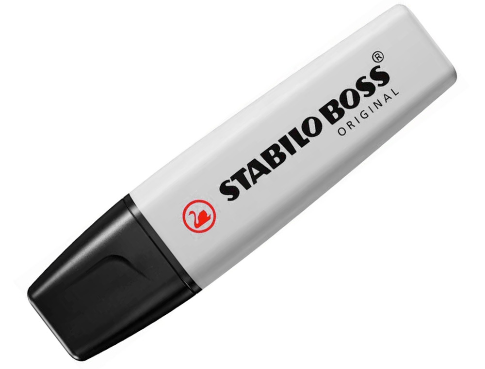 SURLIGNEUR STABILO BOSS ORIGINAL PASTEL ENCRE BASE    EAU POINTE BISEAUTEE LARGEUR  TRACE 2/5MM COLORIS POUDRE DE