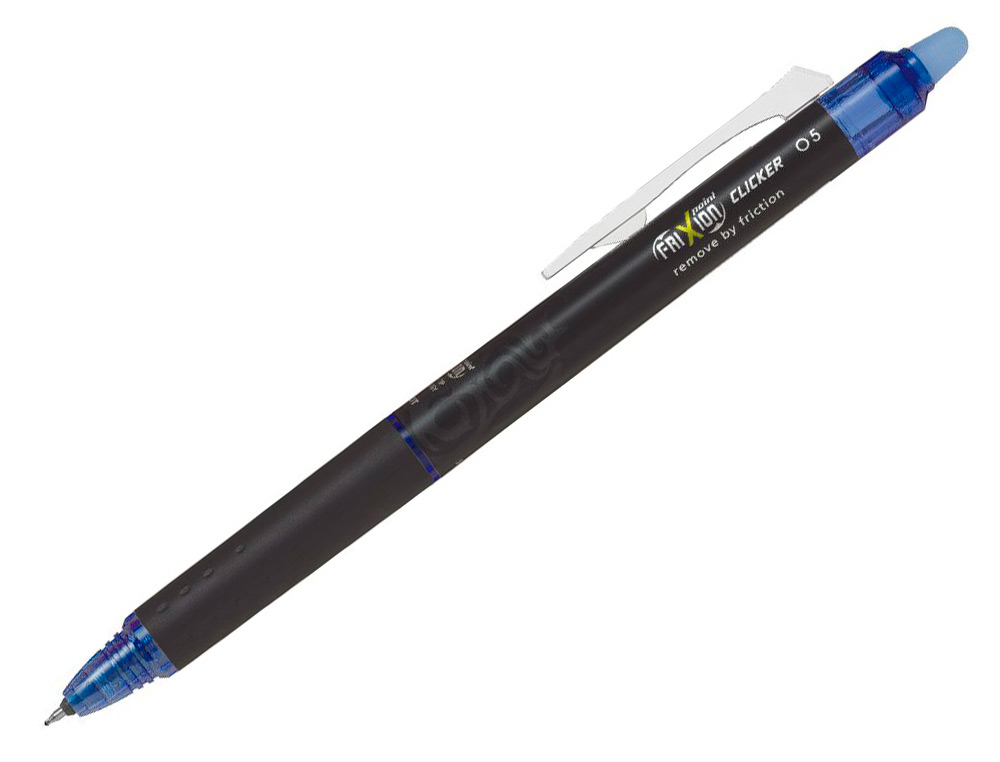 ROLLER PILOT FRIXION POINT CLICKER 05 ENCRE GEL          THERMOSENSIBLE EFFACABLE      RECHARGEABLE BLEU