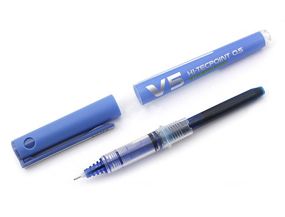PACK PILOT V5 10 ROLLERS ENCRE LIQUIDE RECHARGEABLES   POINTE MOYENNE 10 SETS DE 3   RECHARGES 5 OFFERTES COLORIS