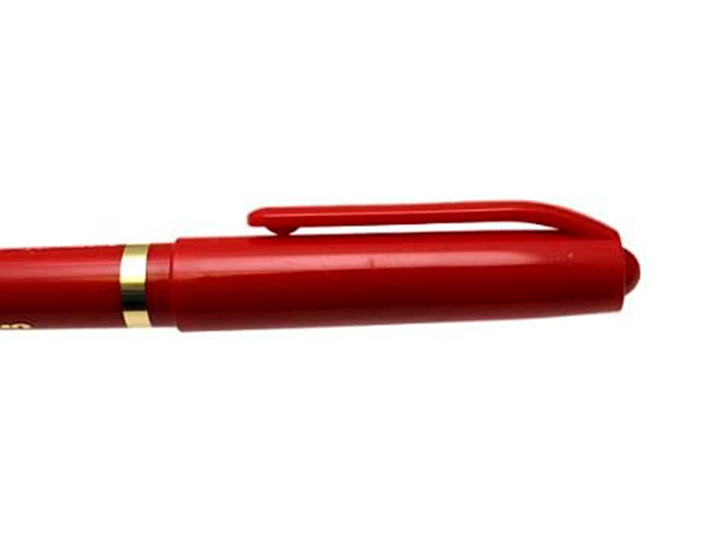 FEUTRE UNIBALL SIGN PEN ENCRE SUPER INK COUVRANTE POINTE FEUTRE NYLON OGIVE LARGEUR TRACE 1MM COLORIS ROUGE