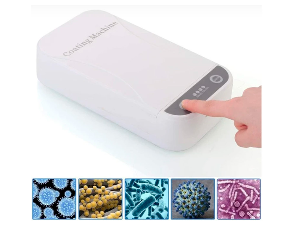 BOITIER DE STERILISATION UVC INNOVA DETRUIT MICRO-ORGANISMES ET BACTERIES POUR PORTABLES CLES LUNETTES