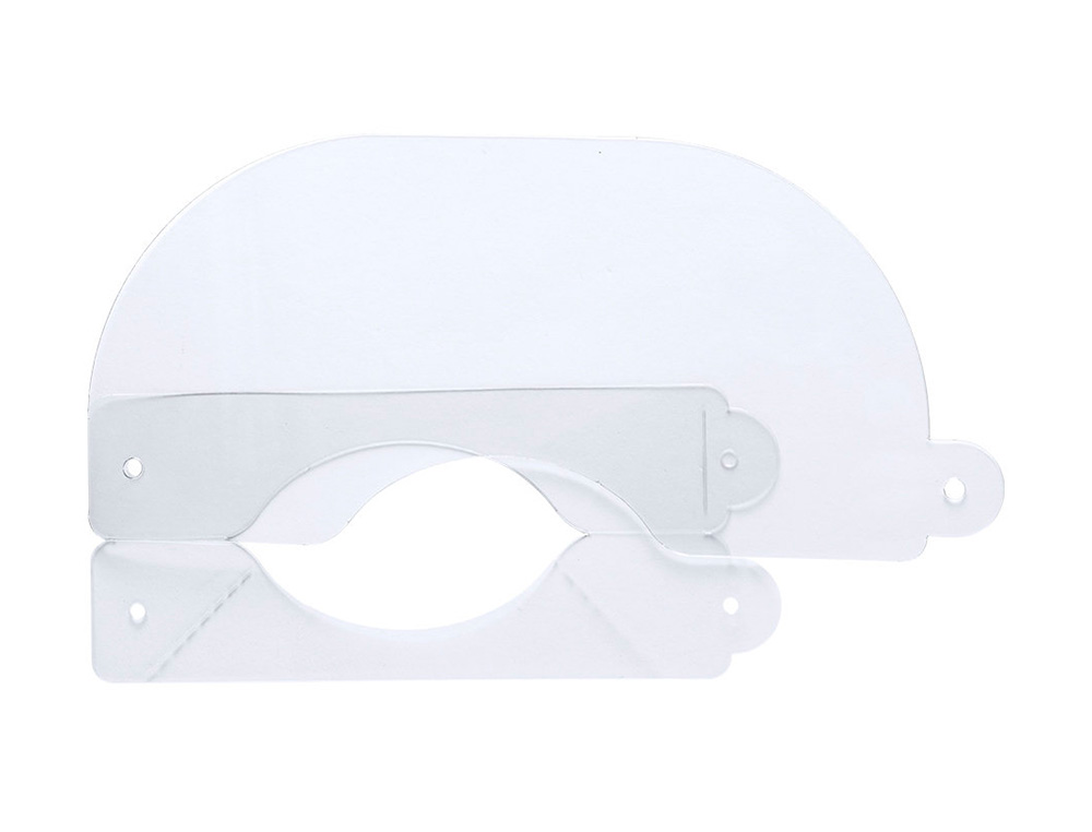ECRAN DE PROTECTION BUCCO-NASAL AVEC MENTONNIERE MATERIEL PET 17X8,5 CM