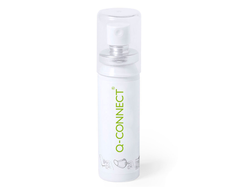 PULVERISATEUR HYGIENISANT Q-CONNECT NETTOIE ET DESINFECTE SPRAY 20ML