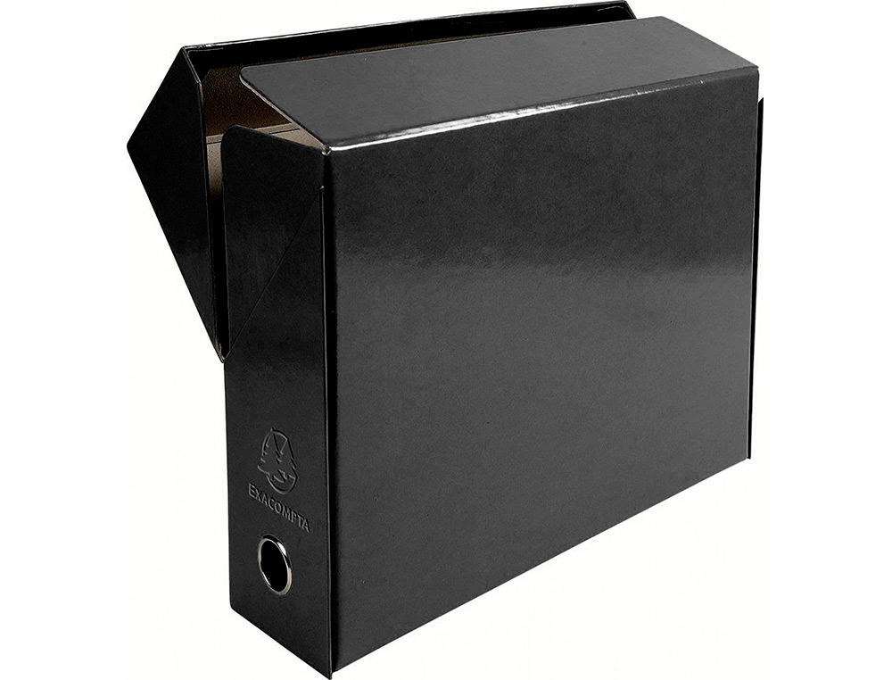 BOITE TRANSFERT EXACOMPTA IDERAMA CARTON  RECOUVERT     PAPIER TOILE 15/10E 25X33CM   DOS 90MM OEILLET PREHENSION