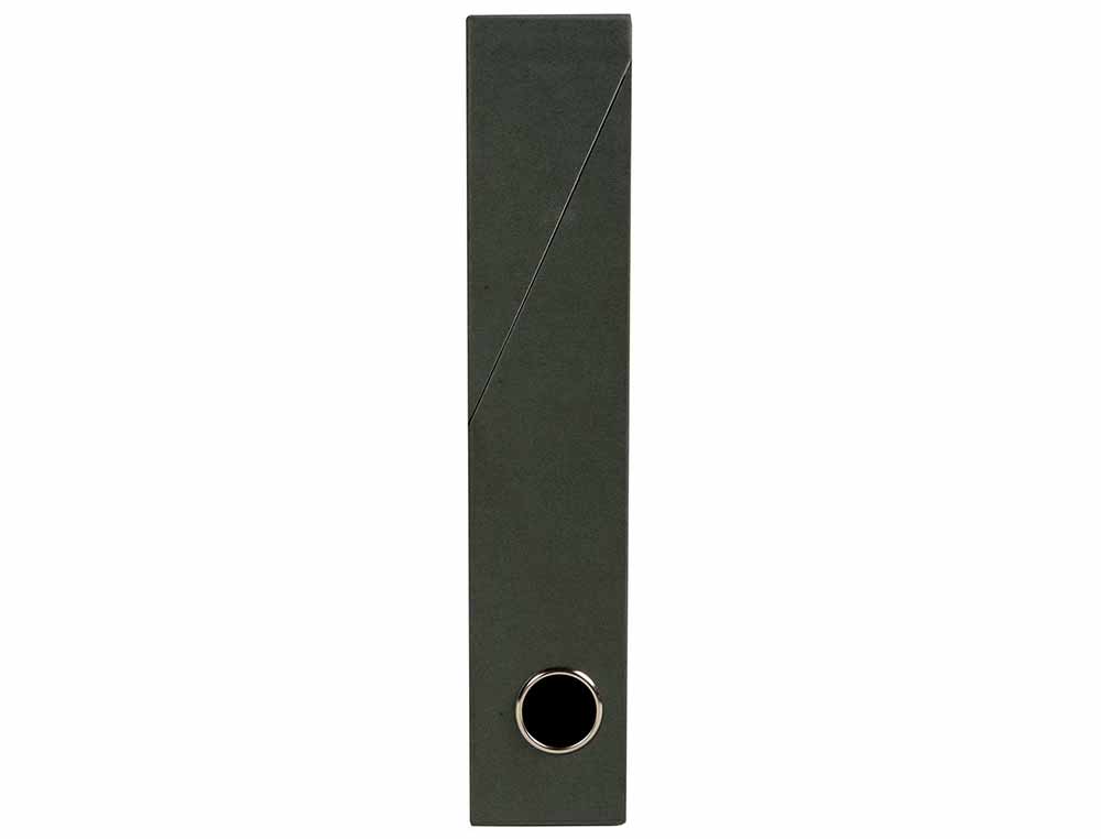 BOITE TRANSFERT EXACOMPTA NATURAL CARTON PAPIER TOILE 14/10E 25X33CM DOS 50MM OEILLET PREHENSION VERT