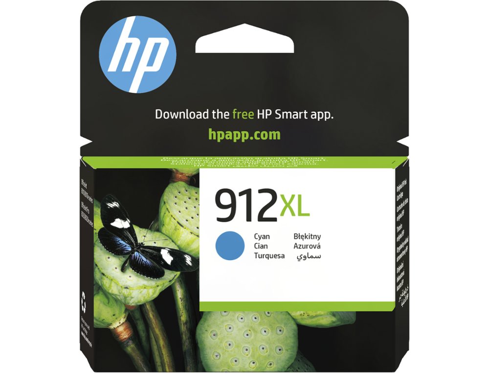 CARTOUCHE ENCRE HP 912XL 8010 / 8020 / 8035 COULEUR CYAN 825 PAGES