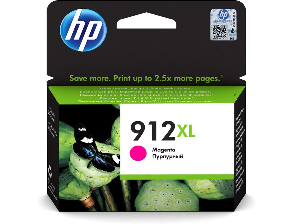 CARTOUCHE ENCRE HP 912XL 8010 / 8020 / 8035 COULEUR MAGENTA 825 PAGES