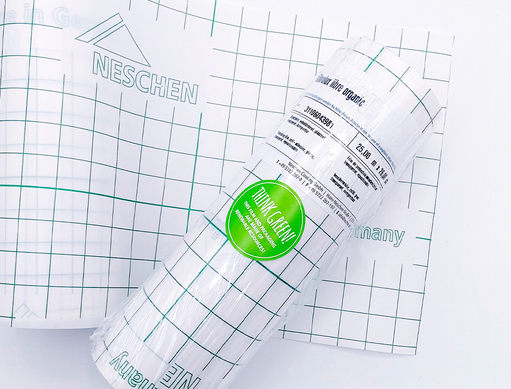 FILM PROTECTEUR BIO FILMOLUX A BASE DE POLYETHYLENE VERT   BRILLANT 90 MICRONS           PROTECTION UV 25MX41CM