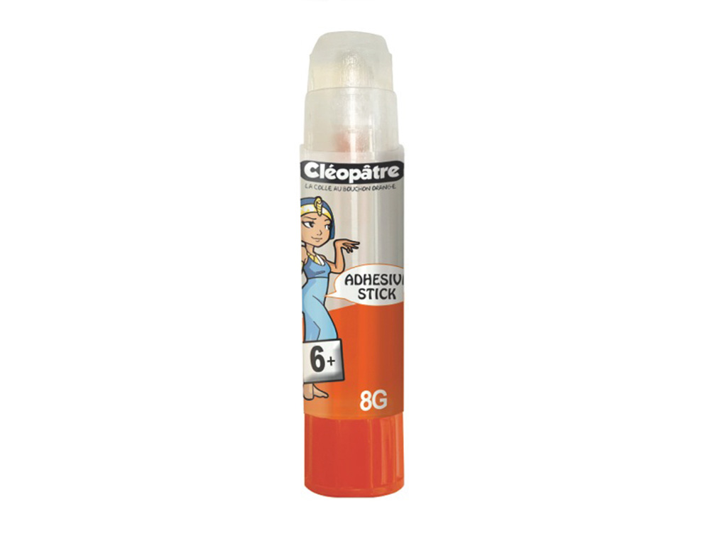 STICK DE COLLE CLEOPATRE INVISIBLE FORTE USAGE         INTENSIF SANS SOLVANT CARTON  PAPIER PHOTOS DES 6 ANS 8GR