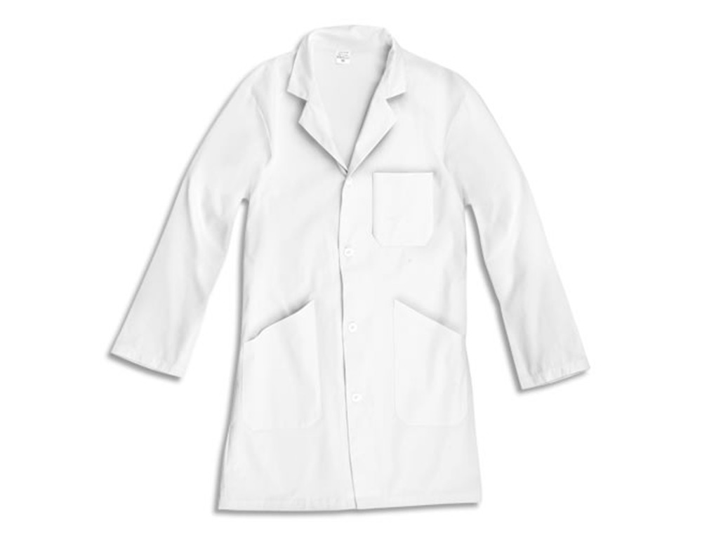 BLOUSE 100% COTON DE 190 G/M COLORIS BLANC TAILLE XS