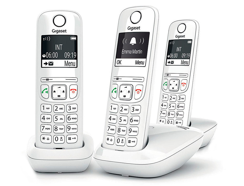 TELEPHONE GIGASET SANS FIL TRIO AS690A BLANC