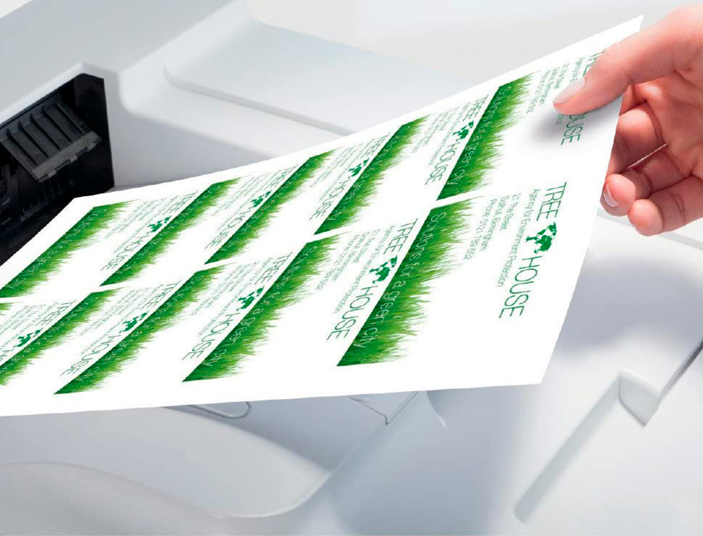 CARTE DE VISITE AVERY SUPERIEURE JET ENCRE ET LASER 200G LOT 250 CARTES