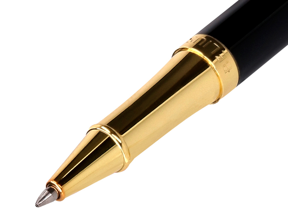 ROLLER BELIUS B&W ALUMINIUM ATTRIBUTS OR ENCRE NOIRE      COLORIS BLANC ZEBRURES NOIRES DANS COFFRET CADEAU
