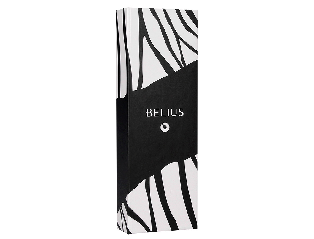 ROLLER BELIUS B&W ALUMINIUM ATTRIBUTS OR ENCRE NOIRE      COLORIS NOIR ZEBRURES         BLANCHES DANS COFFRET CADEAU