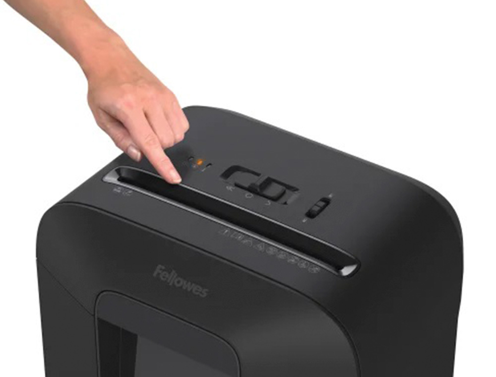 DESTRUCTEUR FELLOWES LX85 COUPE MICRO 12F SYSTEME INTELLIBAR ANTIBOURRAGE SAFESENSE