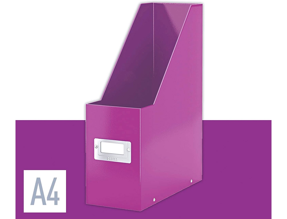 PORTE-REVUES LEITZ CLICK&STORE POLYPROPYLNE PLASTIFI PLIABLE 103X330X253MM PORTE-TIQUETTE COLORIS VIOLET
