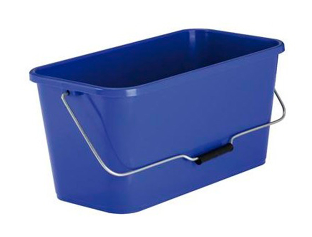 SEAU COLDIS RECTANGULAIRE POUR MOUILLEUR VITRE          POLYPROPYLENE 413X220X201MM   12 L COLORIS BLEU