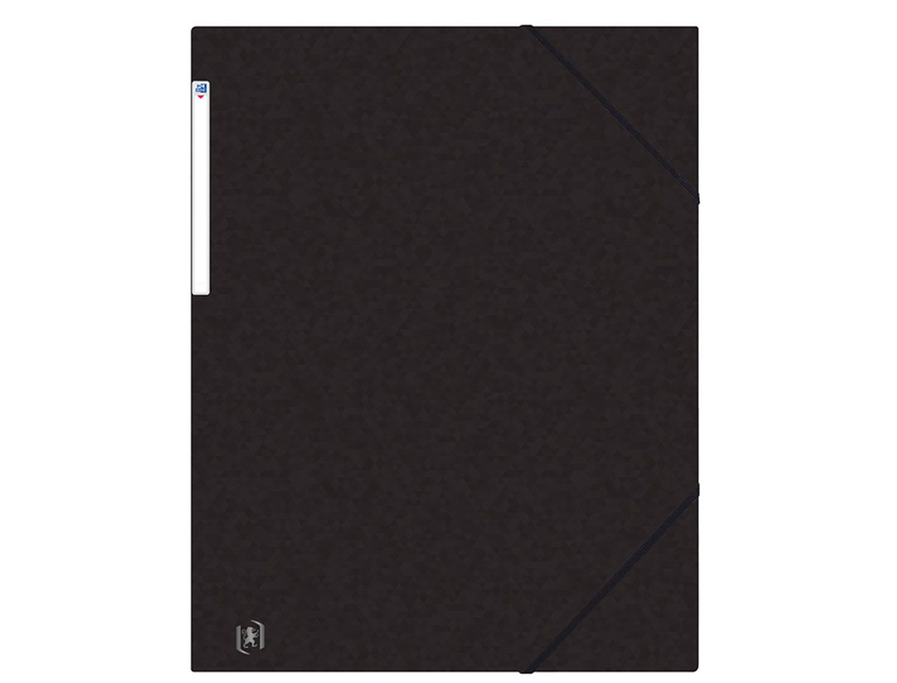 CHEMISE OXFORD ELASTIQUE 3 RABATS TOPFILE FORMAT A3      COLORIS NOIR