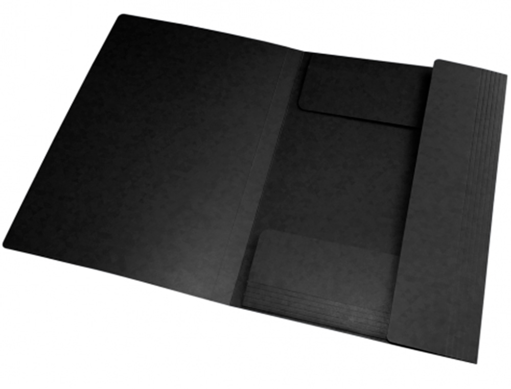 CHEMISE OXFORD ELASTIQUE 3 RABATS TOPFILE FORMAT A3      COLORIS NOIR