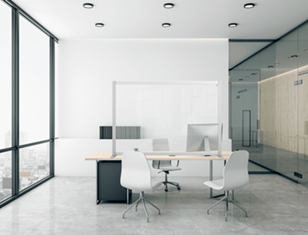 SEPARATEUR NOBO PREMIUM EN PLEXIGLAS TRANSPARENT 1400X1000X300MM