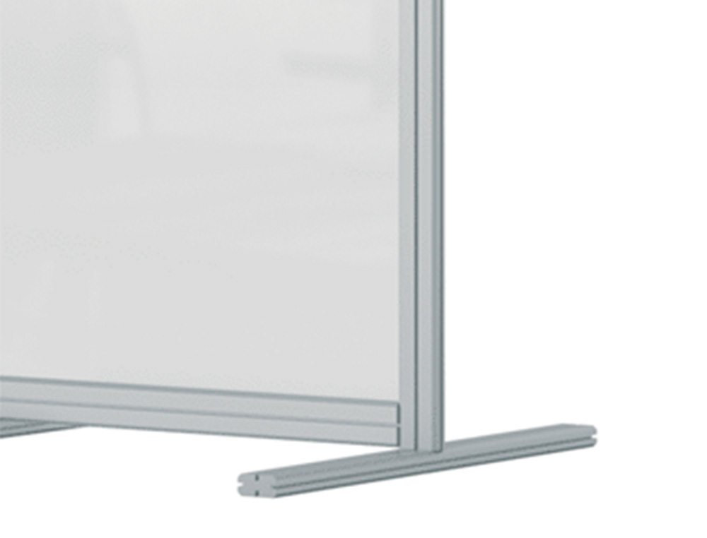 SEPARATEUR NOBO PREMIUM EN PLEXIGLAS TRANSPARENT         800X1000X300MM