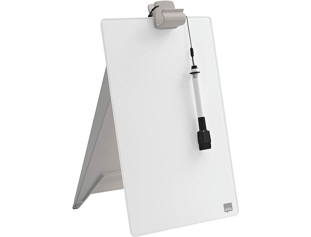CHEVALET BUREAU BLOC NOTES EN VERRE FORMAT A4 215X320X170MM