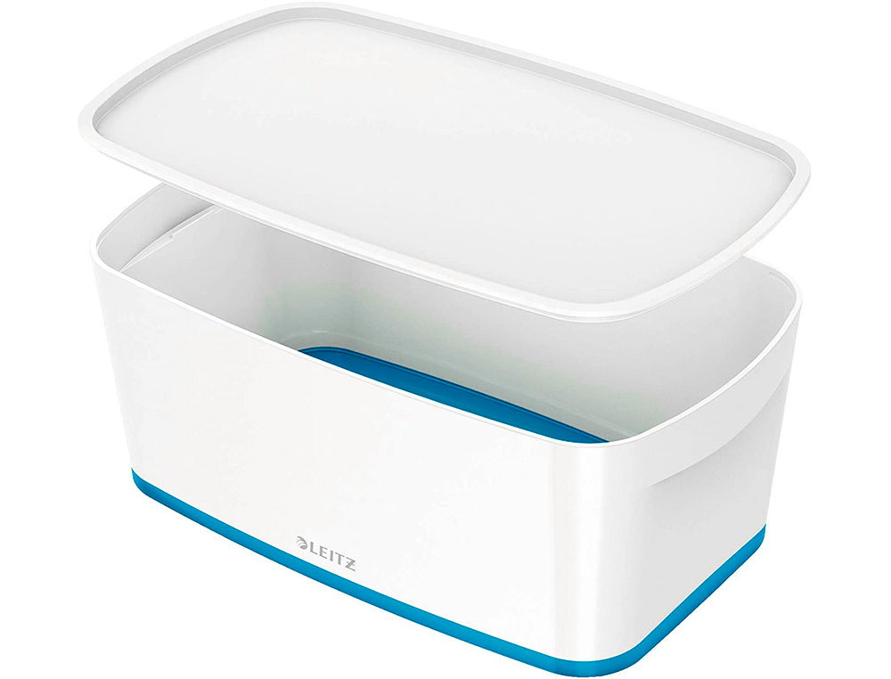 BAC RANGEMENT LEITZ MYBOX FORMAT A5 5L 318X128X3191MM BLANC BLEU