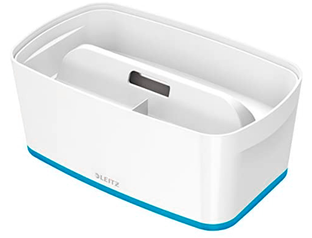 BAC RANGEMENT LEITZ MYBOX FORMAT A5 5L 318X128X3191MM BLANC BLEU