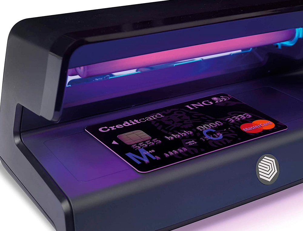 DETECTEUR SAFESCAN FAUX BILLETS ET DOCUMENTS MODE     DETECTION UV 50 COLORIS NOIR