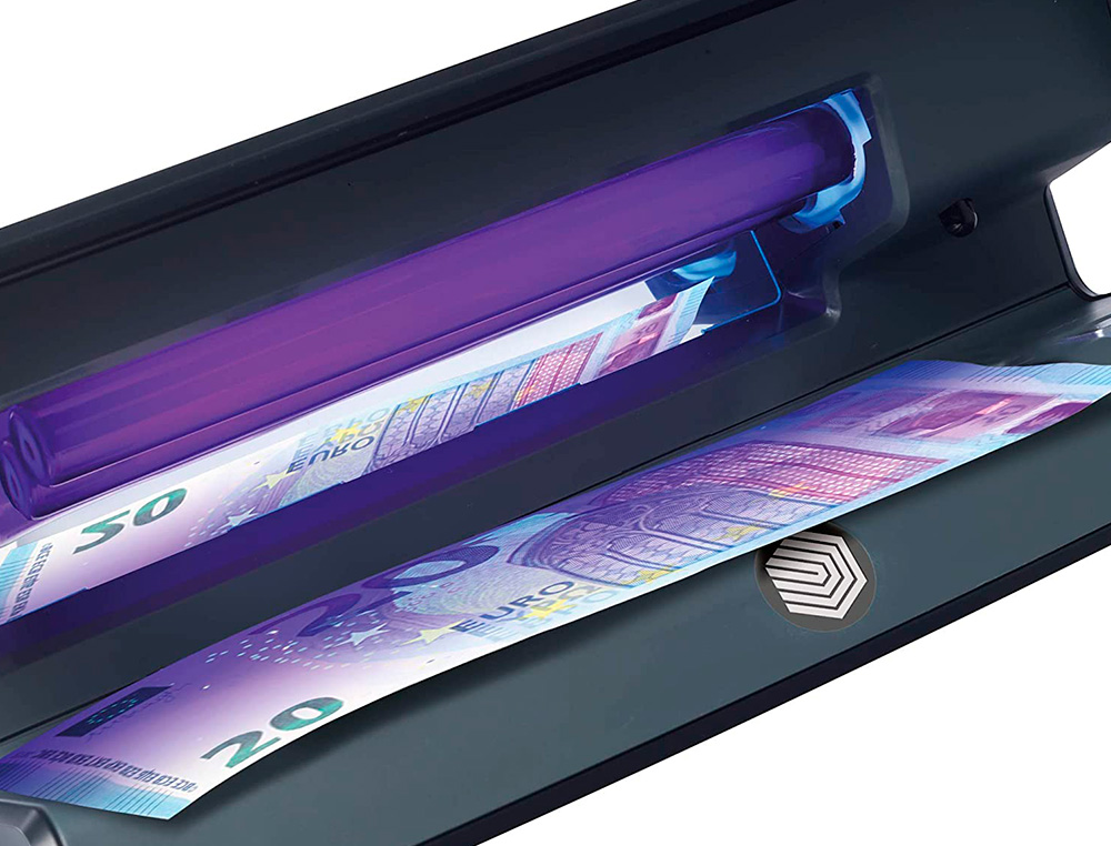 DETECTEUR SAFESCAN FAUX BILLETS ET DOCUMENTS MODE     DETECTION UV 50 COLORIS NOIR
